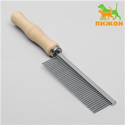 Расчёска Wood с деревянной ручкой, 17.5×3 см