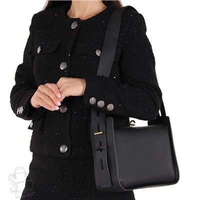Сумка женская кожаная 2060VG black Vitelli Grassi