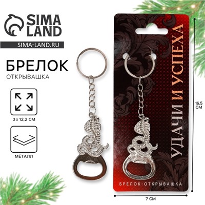 Брелок-открывашка «Удачи и успеха», 12×3 см