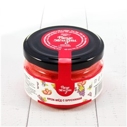 Крем-мёд с брусникой Вкус Жизни New 110 гр. шайба