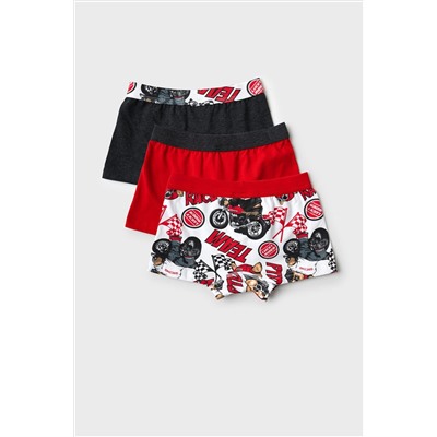 Трусы трикотажные для мальчиков - боксеры, 3 шт в комплекте PLAYTODAY, 1243487