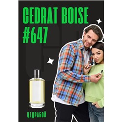 Cedrat Boise	/ GET PARFUM 647