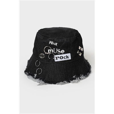 Панама текстильная джинсовая для девочек PLAYTODAY, 1241067