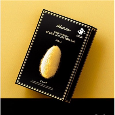 JMsolution Тканевая маска с протеинами кокона шелкопряда / Water Luminous Golden Cocoon Mask, 45 мл 19113