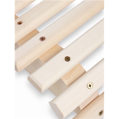 Подголовник для бани и сауны «Анатомический», 39.5×32×9.5 см, липа, «Добропаровъ»