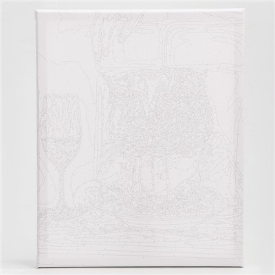 Картина по номерам на холсте с подрамником «Недовольный кот» 40×50 см