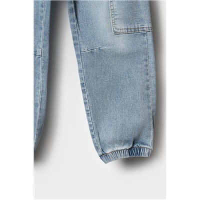 Брюки текстильные джинсовые для мальчиков PLAYTODAY, 1240554