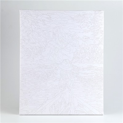 Картина по номерам на холсте с подрамником «Девушка в лодке», 40×50 см