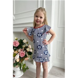 Платье 5104 детское (Синий)