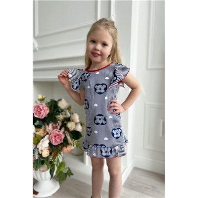 Платье 5104 детское (Синий)