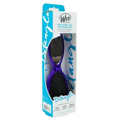 Wet Brush Расчёска для спутанных волос мини раскладная BWR823ECPU, фиолетовый 12439