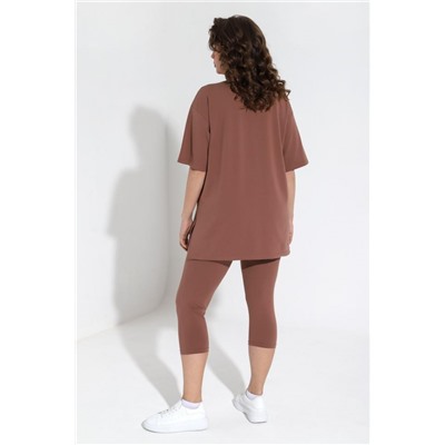 Костюм Стильная леди (Коричневый)