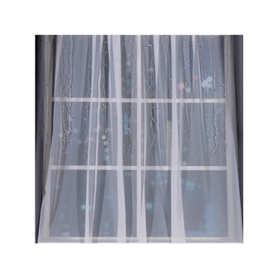 Гирлянда «Занавес» 1.5×1 м, IP20, прозрачная нить, 180 LED, свечение мульти, 8 режимов, 220 В