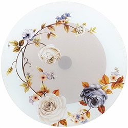 27633 Тортовница 2пр 30,5см вращающ стекло LR (х8)