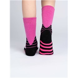 Термоноски трикотажные для девочек (низкие махровые)