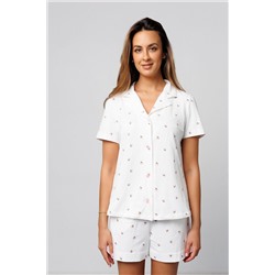 Пижама с шортами с шортами и рубашкой 410WHT НАТАЛИ, 1131172