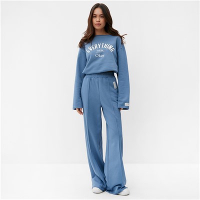 Брюки женские MIST Cozy style, синие, размер 42