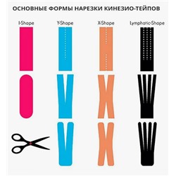 Тейп кинезио для лица и тела ,от растяжек,от морщин , болях в суставах и растяжениях ,5мХ5см