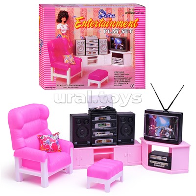 Набор мебели для кукол 9510 "Гостиная" в коробке