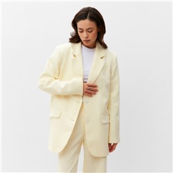 Пиджак женский MIST Velvet, размер 44-46, молочный