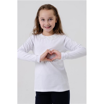 Джемпер Ася длинный рукав (Белый)