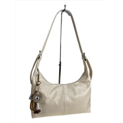 Женская сумка из искусственной кожи, цвет молочный