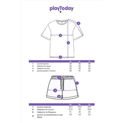 Костюм (Футболка+Шорты) PLAYTODAY, 1088546