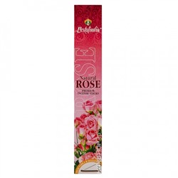 Ароматические палочки Роза Rose Premium Incence Sticks Bestofindia с подставкой, Индия Акция