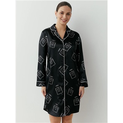 Omsa Рубашка OmD 0412D LOVE Рубашка пижамная удлиненная принт. жен, PL