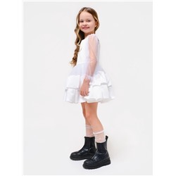 Платье нарядное детское KAFTAN, рост 122-128 см (34), белый