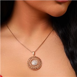 Кулон крупный ювелирная бижутерия, покрытие позолота, арт.217.003