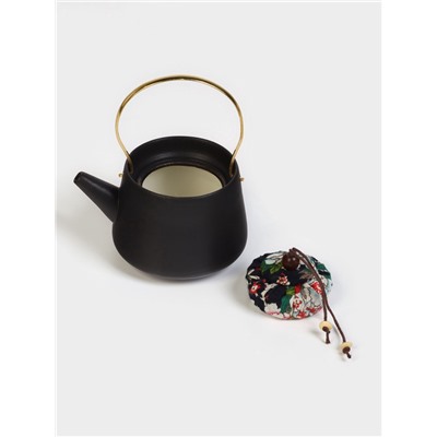 Набор для чайной церемонии «Мияма», 9 предметов, на 4 персоны, чашка 40 мл, чайник 200 мл, керамика, чёрный