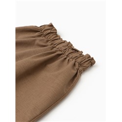 Брюки для девочки, MINAKU, бежевые, рост 98 см