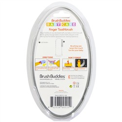 Brush Buddies, "Забота о детях", зубная щетка на палец, 0-3 лет, 1 шт
