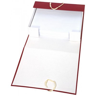 Короб архивный бумвинил  80мм с завязками собранный ассорти BB9180 inФОРМАТ