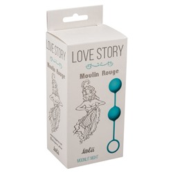 Голубые вагинальные шарики Love Story Moulin Rouge