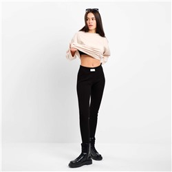 Легинсы спортивные женские Mist Old School, размер 48 (рост 175 см), чёрные