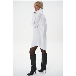 Платье – рубашка Пэрис (белый)