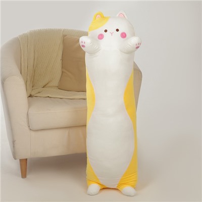 Мягкая игрушка без наполнителя «Кот», 110 см, цвет желтый
