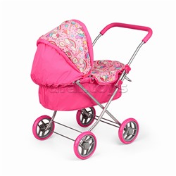 Коляска-люлька для кукол, металлическая, цвет Единороги