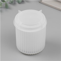 Молд силикононовый «Шкатулка. Рельеф» с крышкой 7.5×7.5×7.8 см