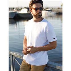 Футболка базовая полуприлегающая из премиального хлопка с эластаном