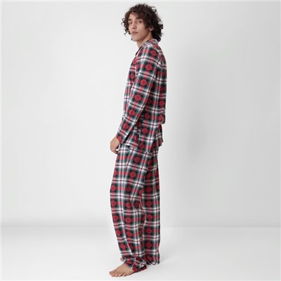 Пижама мужская KAFTAN Christmas time, размер 54