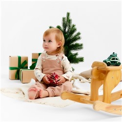 Костюм детский (боди, комбинезон) «Крошка Я. Новогодние игрушки», рост 86-92 см