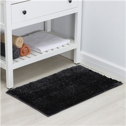 Коврик для дома LaDо́m, букли, плотность 1400 г, 50×80 см, графитовый