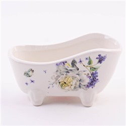 60210 Подставка д/губки 170мл Букет фантазий доломитLR (х72)