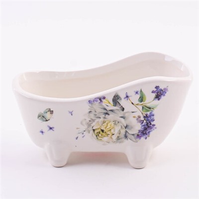 60210 Подставка д/губки 170мл Букет фантазий доломитLR (х72)