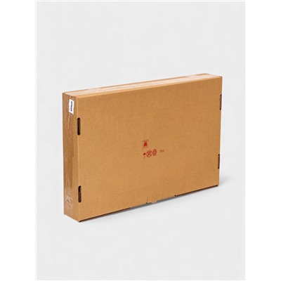 Плетёная корзина для белья с крышкой «Лён», 75 л, 43×32×60 см, белая