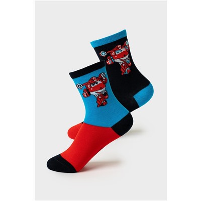 Носки трикотажные для мальчиков, 2 пары в комплекте PLAYTODAY, 1239791