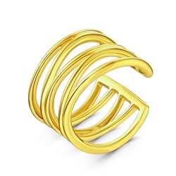 Кольцо из золочёного серебра 925 пробы К-3924лз